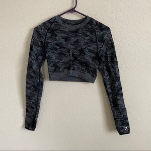 Gymshark Camo Crop Top